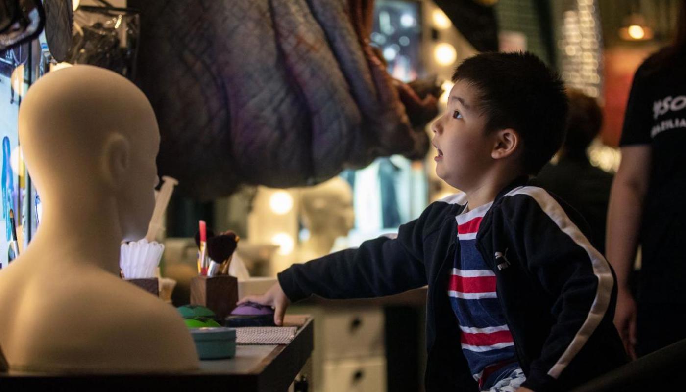 Get hands-on with our practical effects.