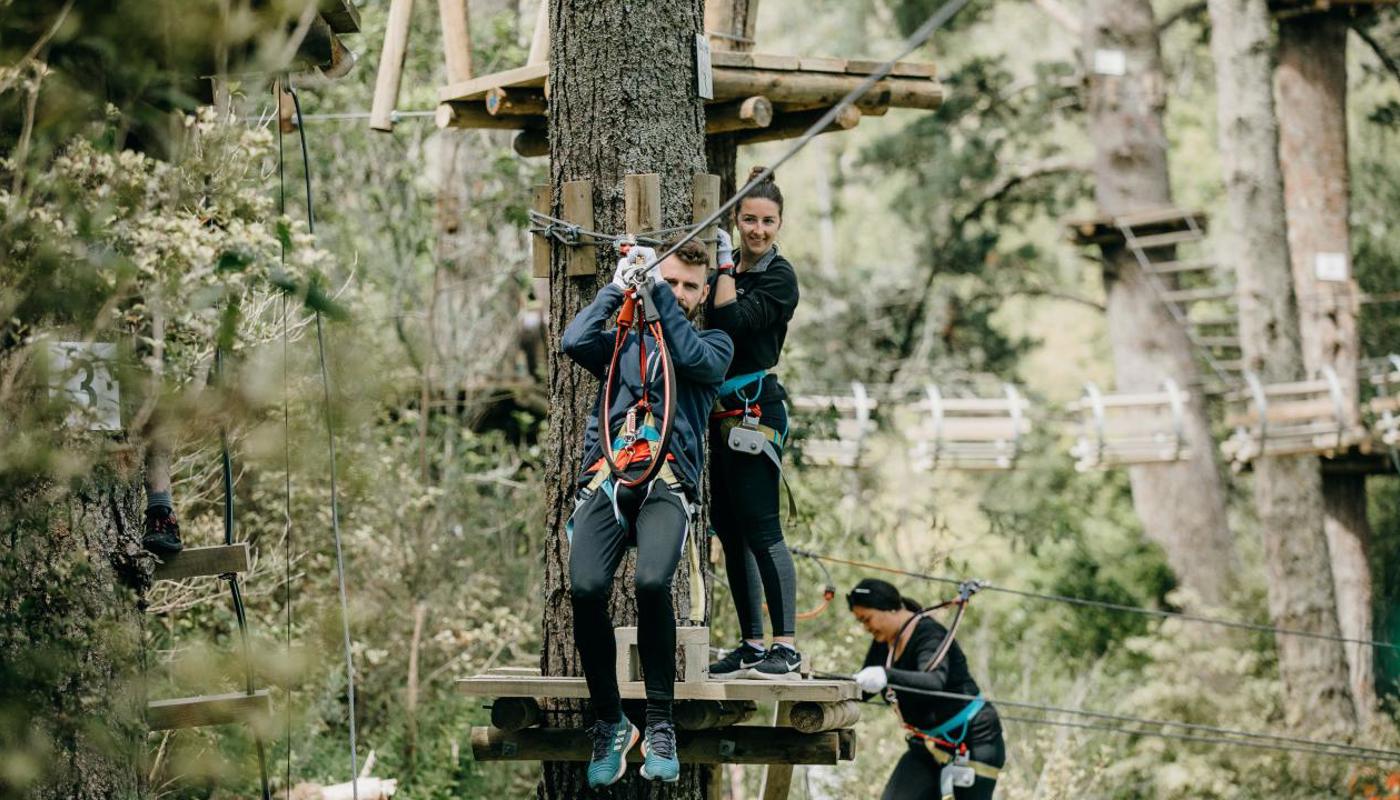 Everyone's favourite activity - The Flying Foxes