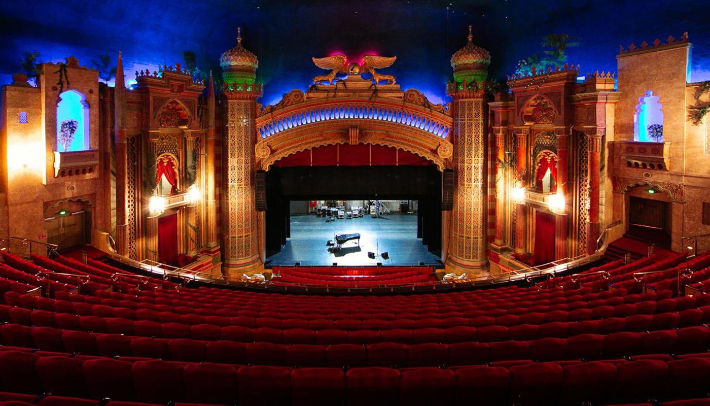The Civic theatre auditorium from the circle level.