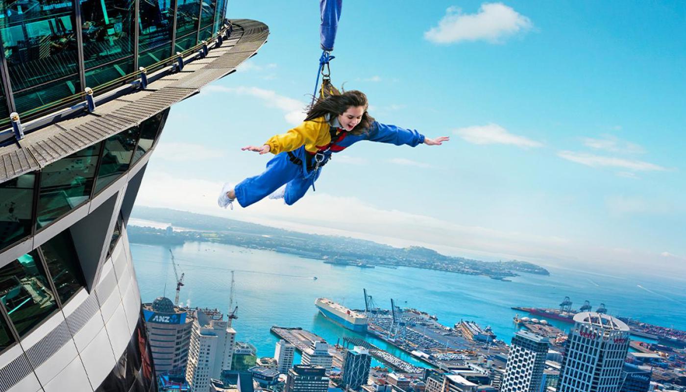 Take a 192 Metre leap of faith from New Zealand's tallest building.