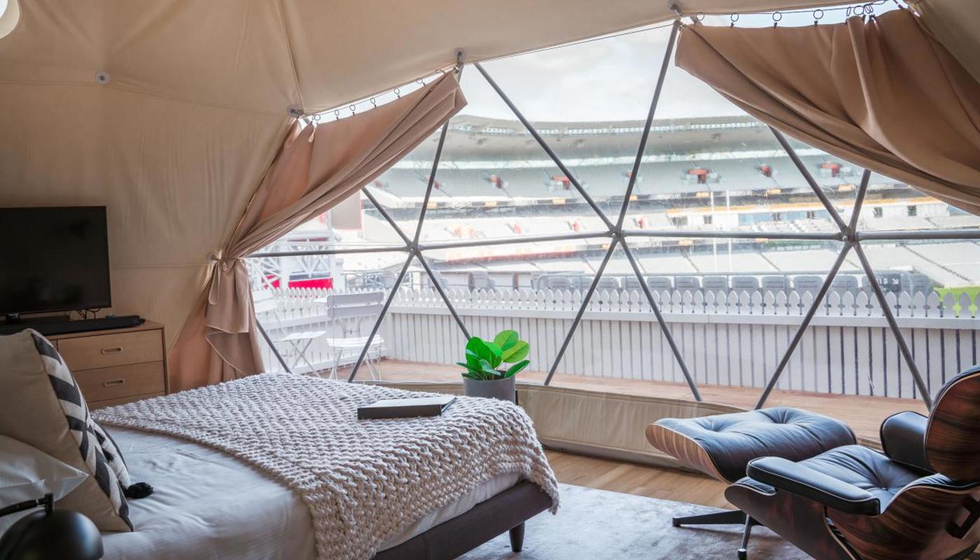 Room with a unique view over the Eden Park hallowed turf
